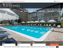 Tablet Screenshot of hotelaugustea.it